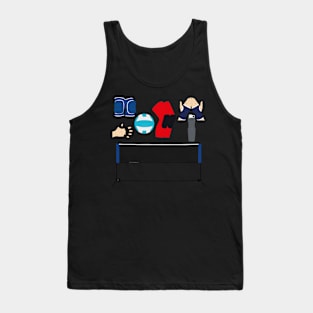 Volleyball Accessories Stickers Tank Top